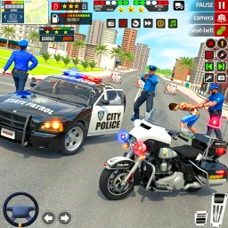 Biểu tượng Police Car Chase: Cop Games 3D
